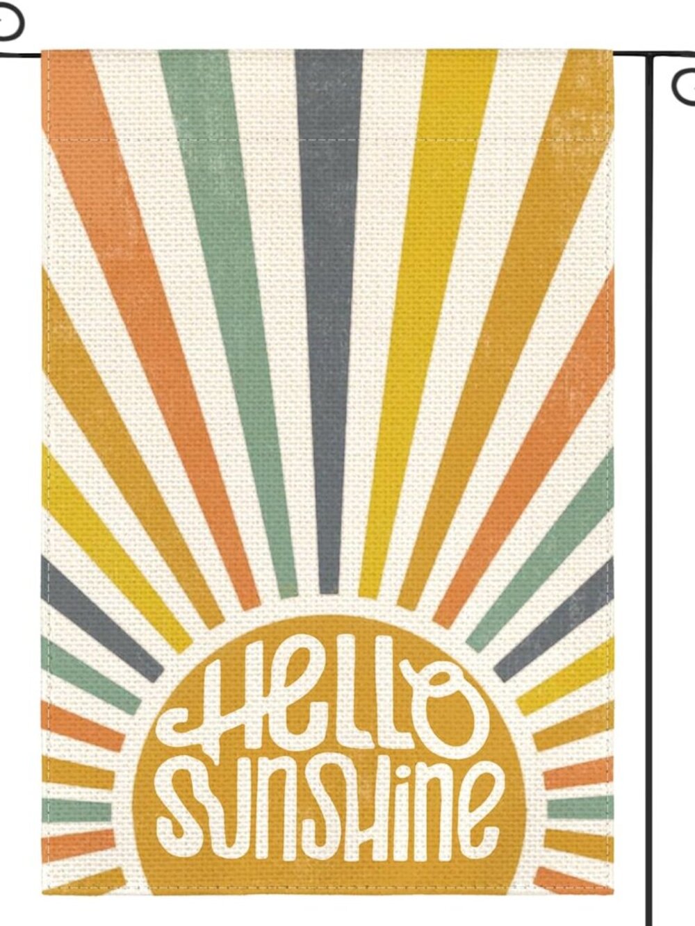 Hello Sunshine Garden Flag 12x18 Inch